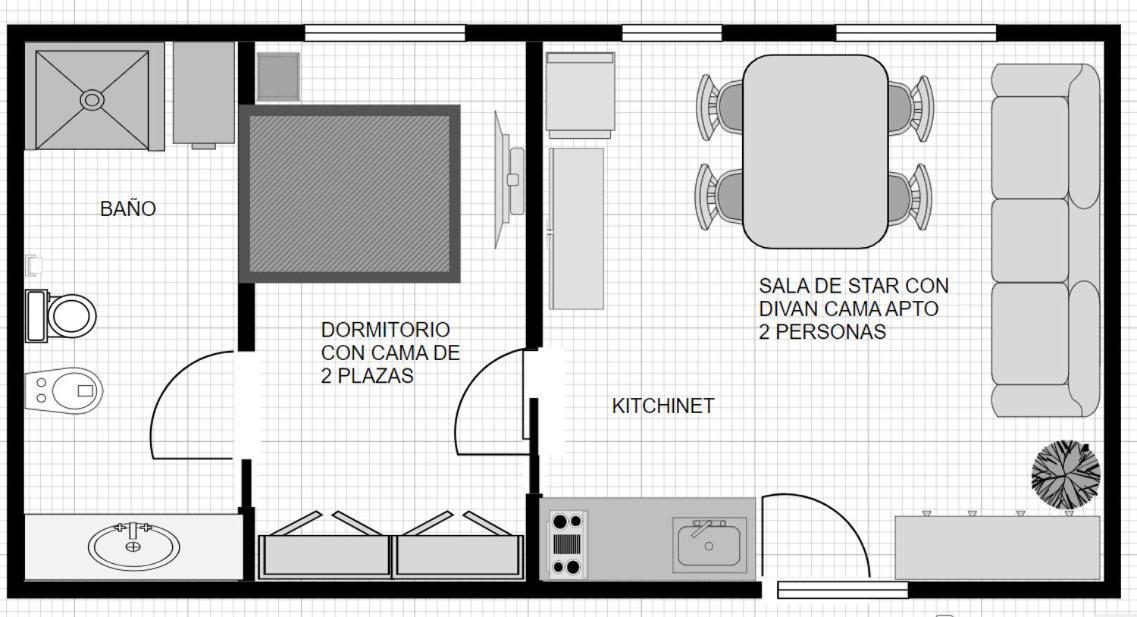 Seliz Luminoso, Con Cochera Y Desayuno Opcional En Cercanía Apartamento *